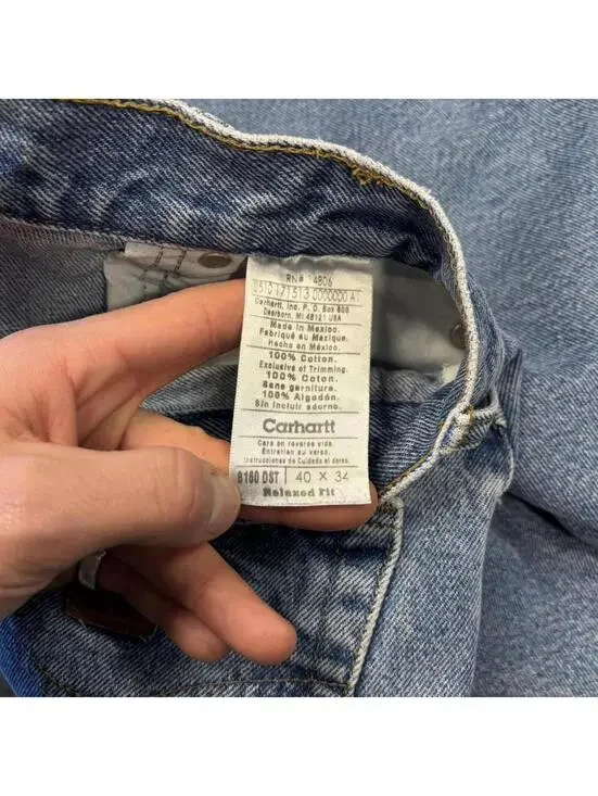 Ark Reworks Reworked Carhartt Jeans - Picture 3 of 7